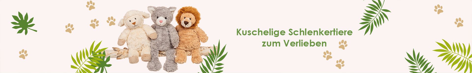 Kuschelige Schlenkertiere zum Verlieben