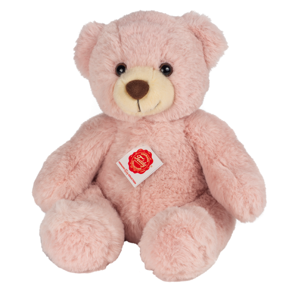 Teddy Hermann Original beige Teddybär mit Bogen Kuscheltier 91347-35cm 