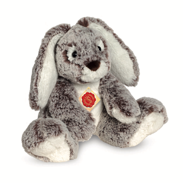 Teddy Hermann Hase schwarz-weiss 22 cm 93788 Kuscheltier Plüschtier Stofftier 