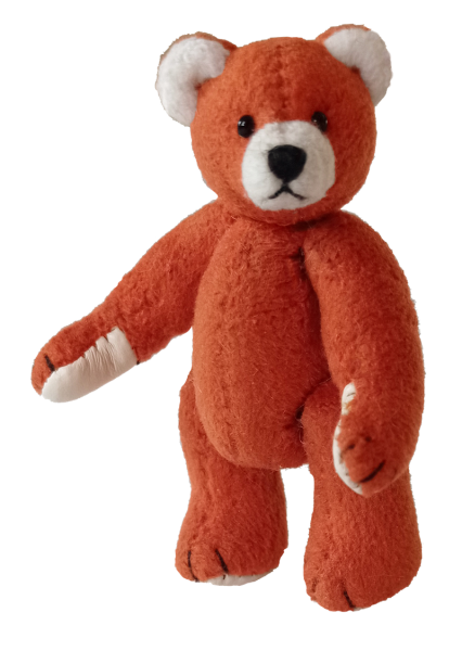 Miniatur-Sammlerbär Teddy terracotta 6 cm von Teddy Hermann