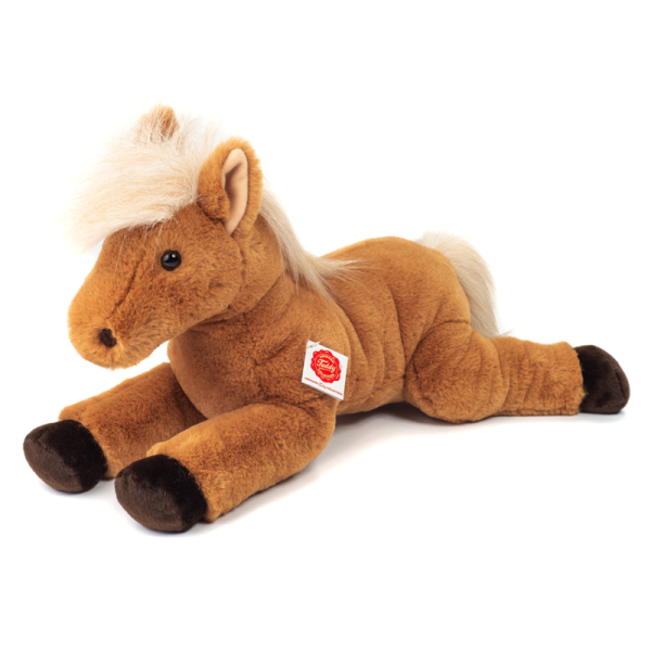 Pferd liegend 48 cm Teddy Hermann