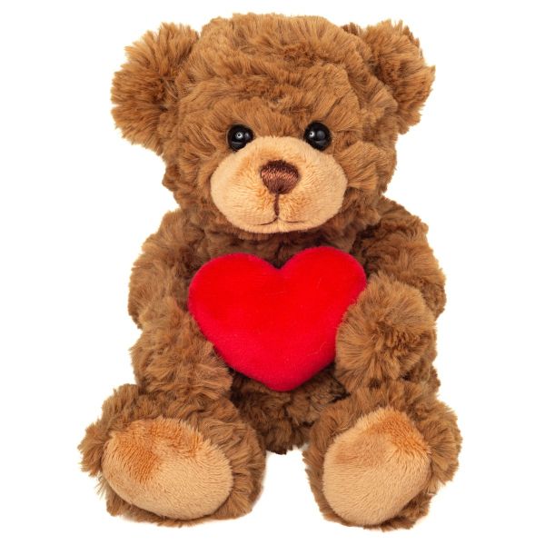 Teddy mit Herz braun 20 cm von Teddy Hermann