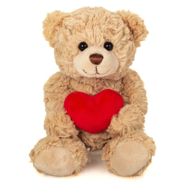 Teddy mit Herz beige 20 cm von Teddy Hermann