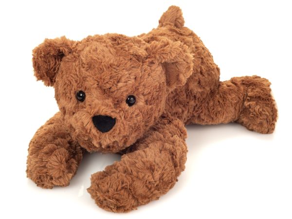 Teddy liegend braun 40 cm von Teddy Hermann
