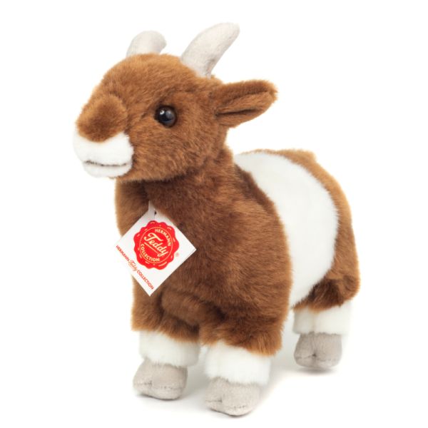 Ziege braun/weiß 22 cm Teddy Hermann