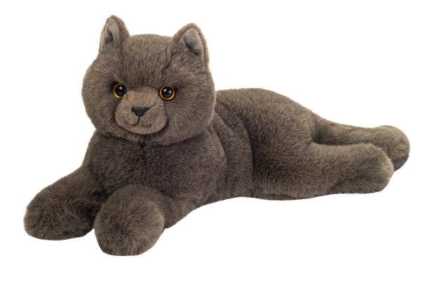 Kartäuserkatze liegend 36 cm von Teddy Hermann