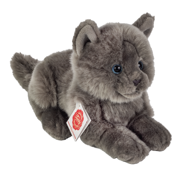 Kartaeuser Katze liegend 20 cm Teddy Hermann