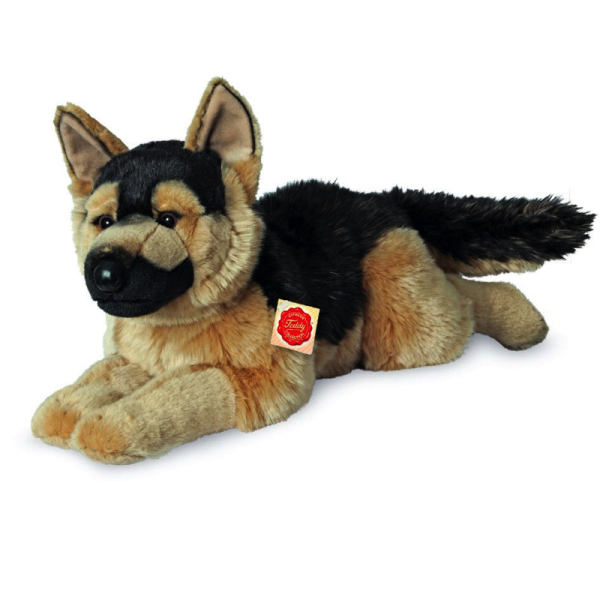 Schaeferhund liegend 60 cm Teddy Hermann