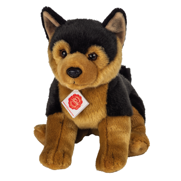 Schaeferhund Welpe sitzend 30 cm Teddy Hermann