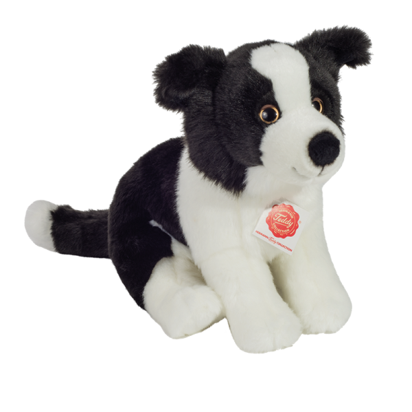 Border Collie Welpe sitzend 25 cm Teddy Hermann
