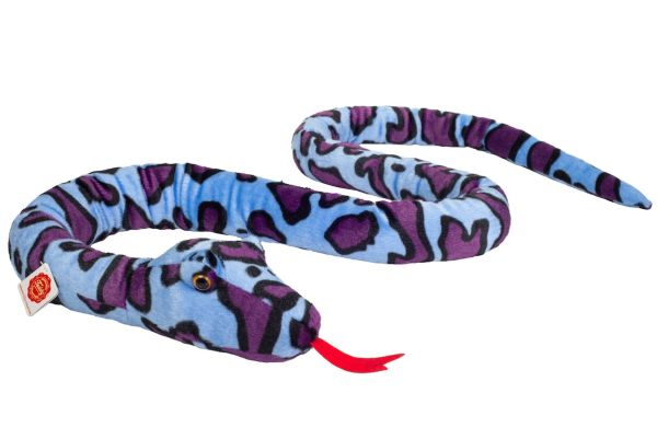 Schlange lila-blau gemustert 175 cm Teddy Hermann Shop