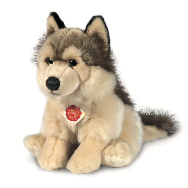 Wolf sitzend 29 cm Teddy Hermann