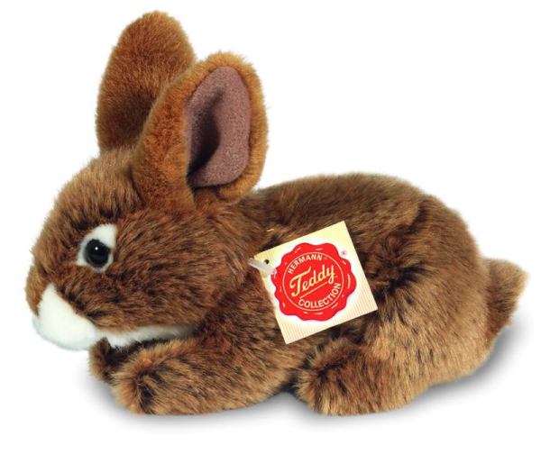 Hase sitzend braun 19 cm Teddy Hermann