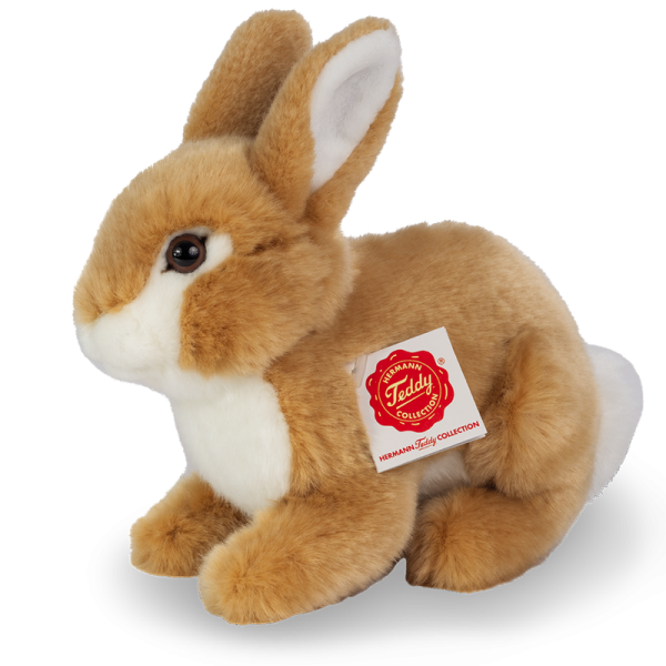 Hase beige 20 cm sitzend Teddy Hermann