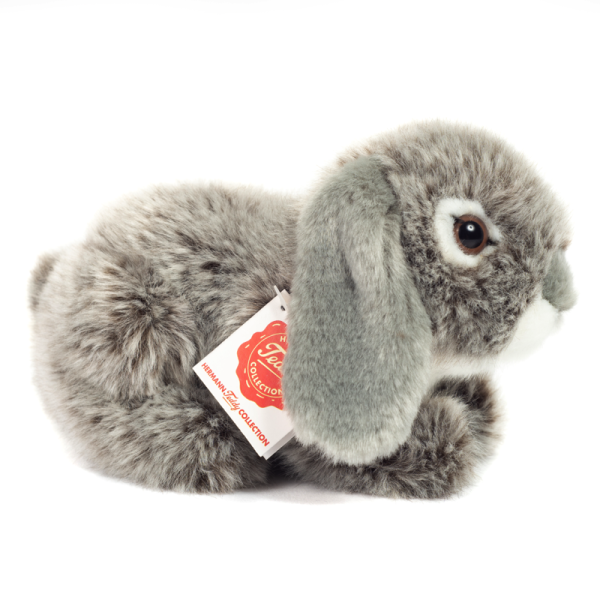 Widderkaninchen grau 18 cm Teddy Hermann