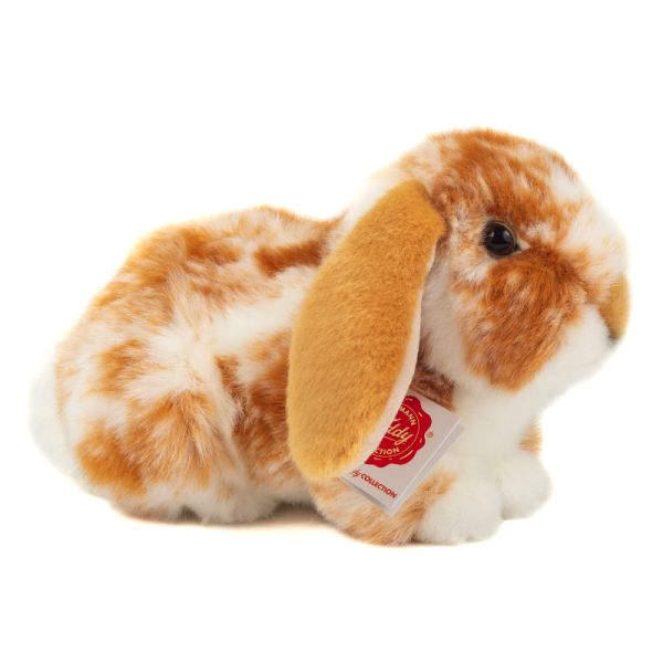 Widderkaninchen hellbraun-weiß gescheckt 23 cm Teddy Hermann