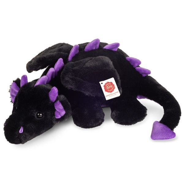 Teddy Hermann Drache Logan schwarz-lila 32 cm