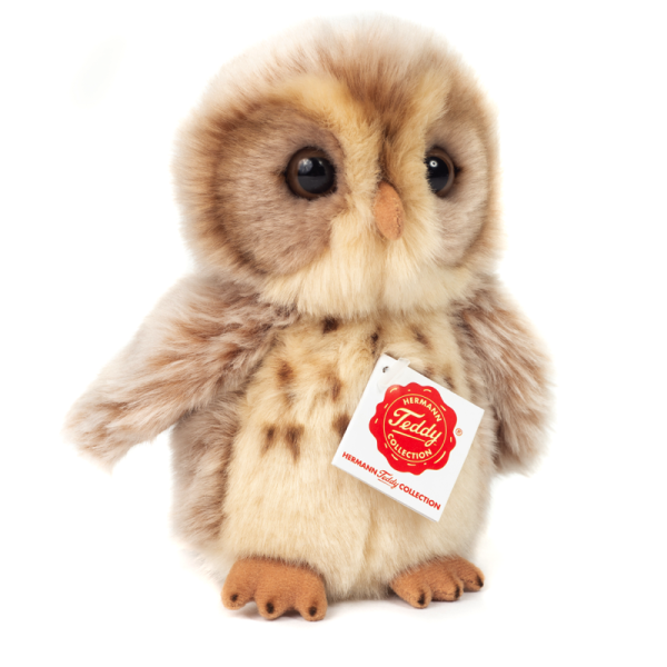 Eule hellbraun 16 cm Teddy Hermann