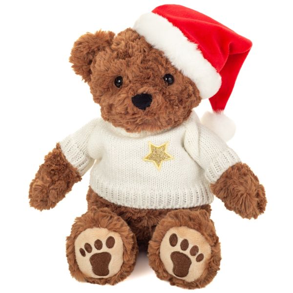 Weihnachtsteddy mit Pullover 30 cm von Teddy Hermann