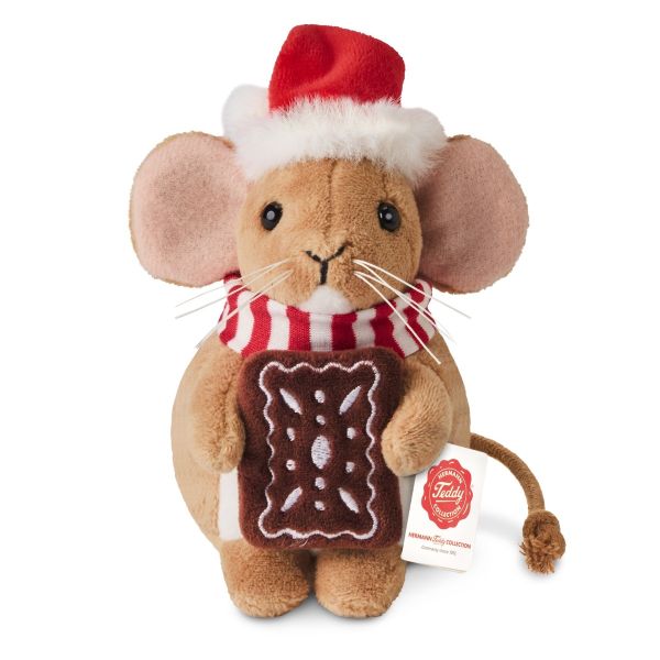 Weihnachtsmaus mit Lebkuchen 11 cm