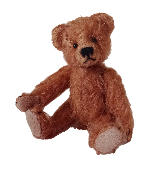Miniatur-Sammlerbär Antikbär haselnussbraun 10 cm von Teddy Hermann