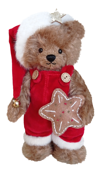 Weihnachtsbär Waldemar, 21 cm von Teddy Hermann