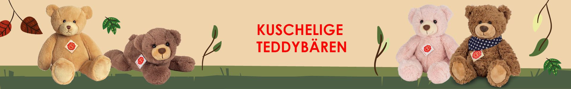 Kuschelige Teddybären