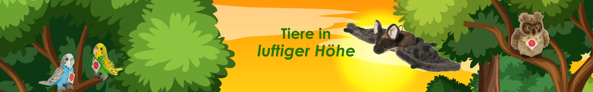 Tiere in luftiger Höhe